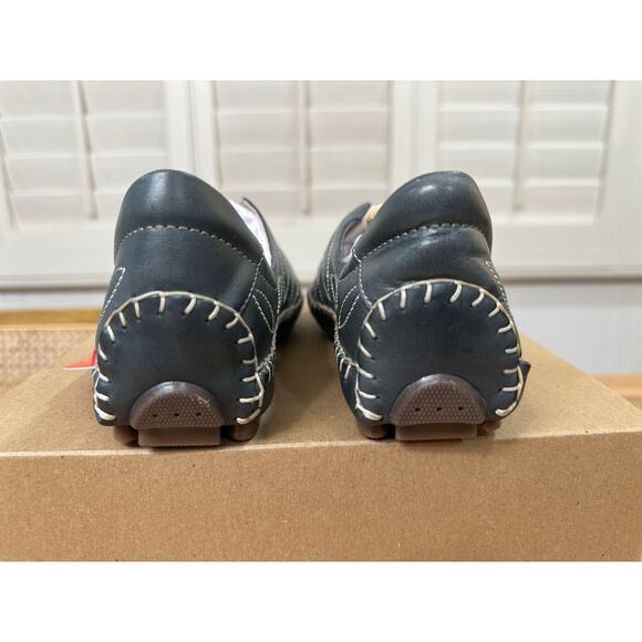 Pikolinos Women's Jerez Slip-On Moccasins Azul Leather Size 6.5/7 US 37 EU NWOB - Picture 9 of 12
